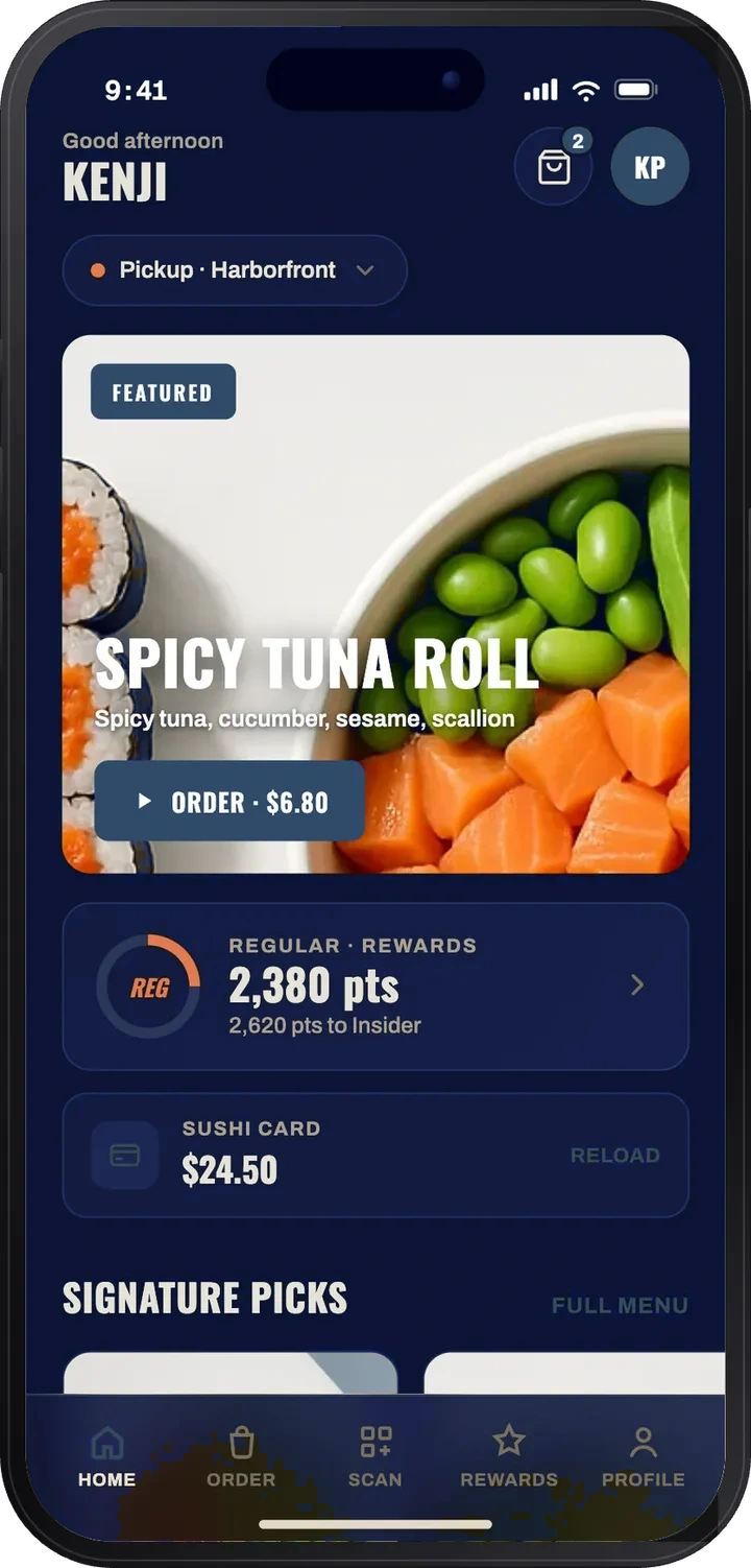 Bowl brand app